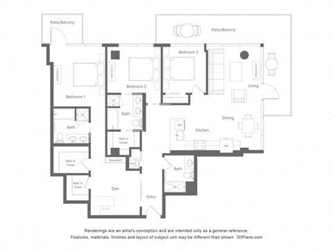 a schematic diagram of a floor plan of a house